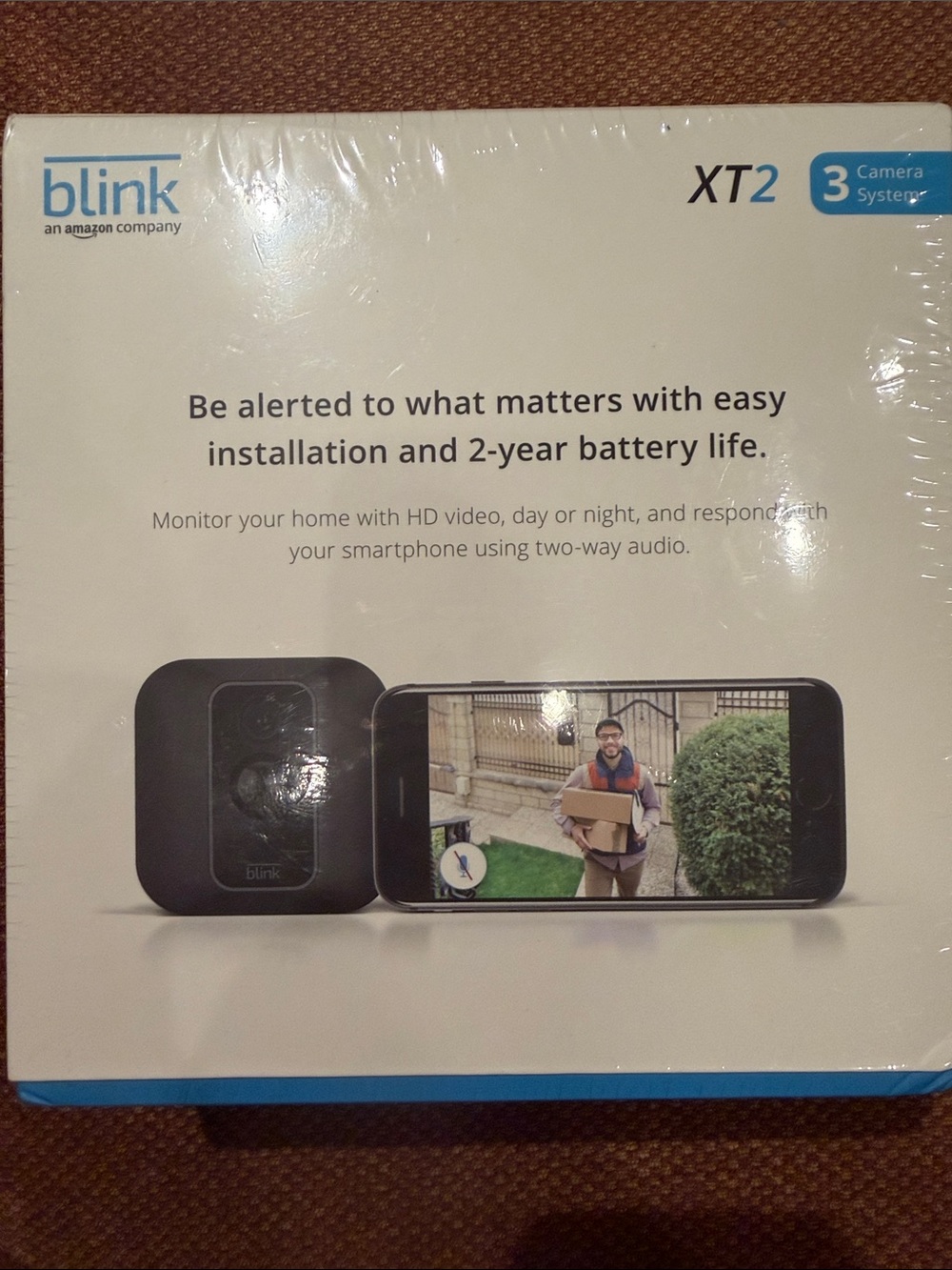 Blink XT2 Wireless Security Camera System - Black (3-Camera Pack)